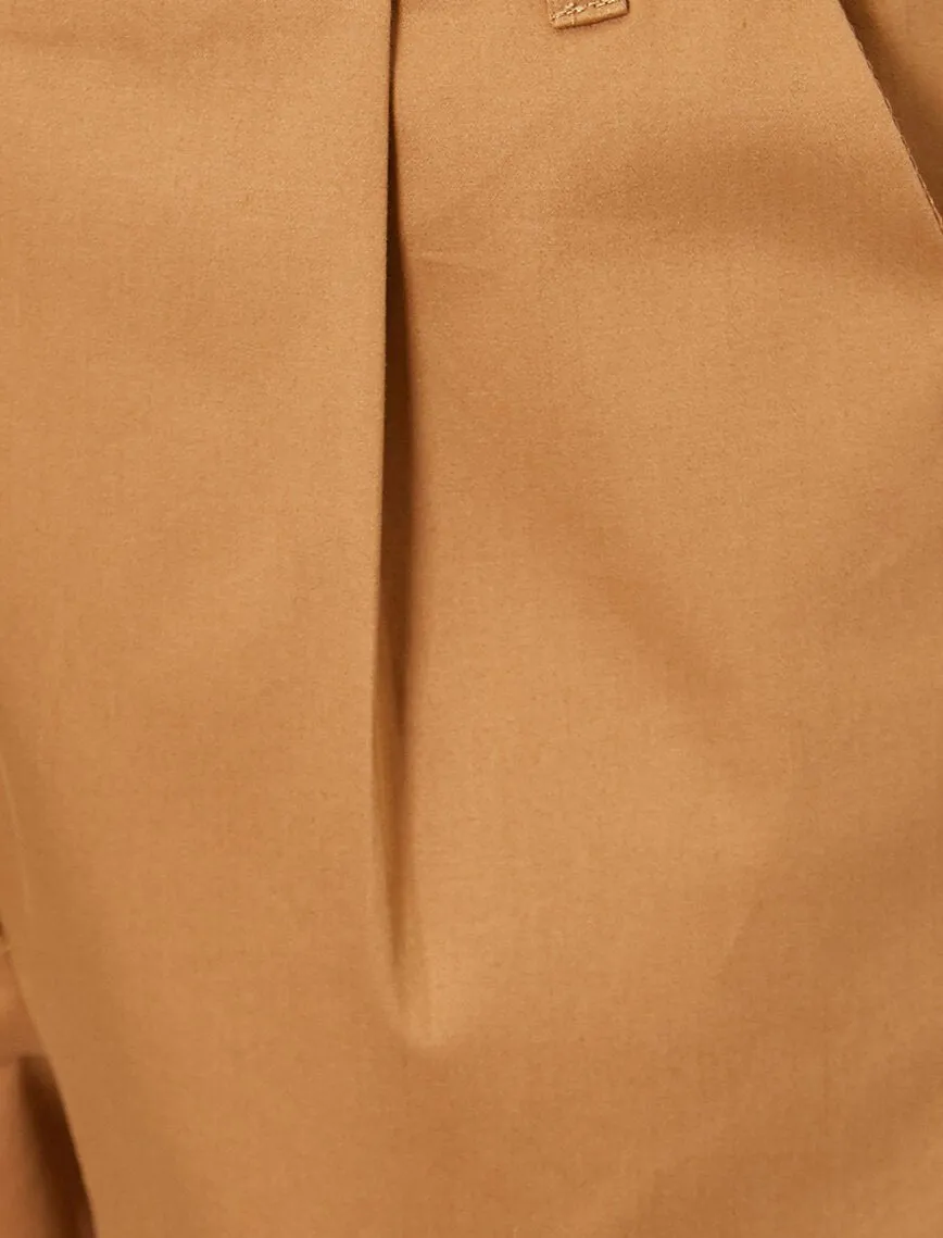 16316 Tobacco Pocket Detail Trousers
