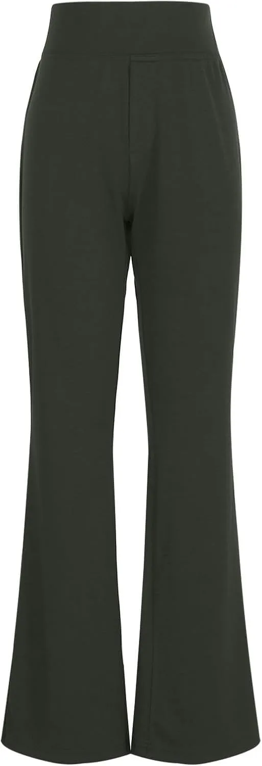 Bootcut Dress Pants Women Tummy Control High Waisted Work Trousers Business Casual Comfy Stretchy Flared Yoga Pants