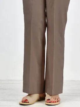Bootcut Pants-Brown
