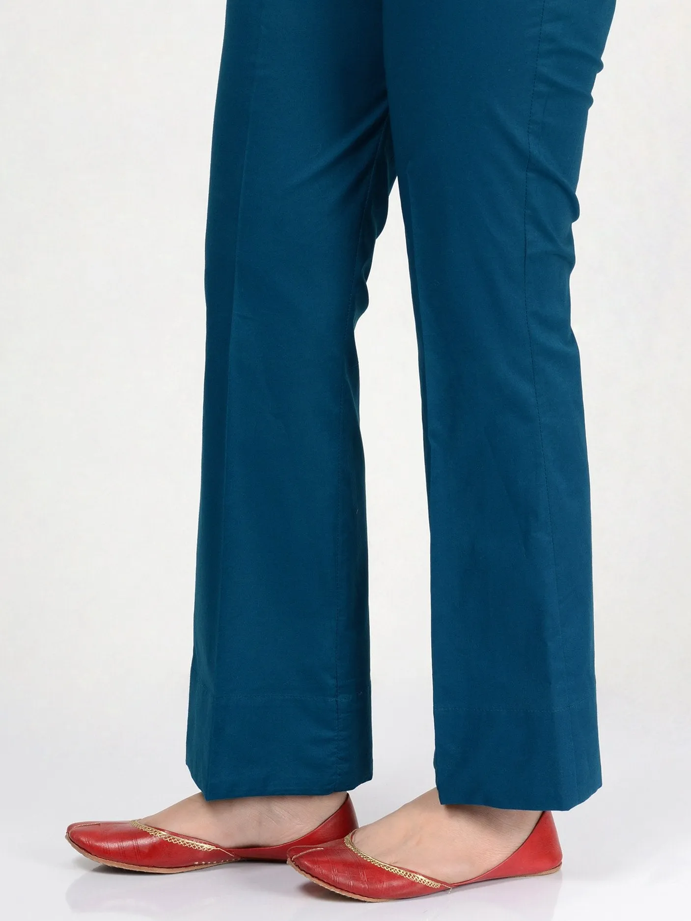 Bootcut Pants-Dark Ferozi