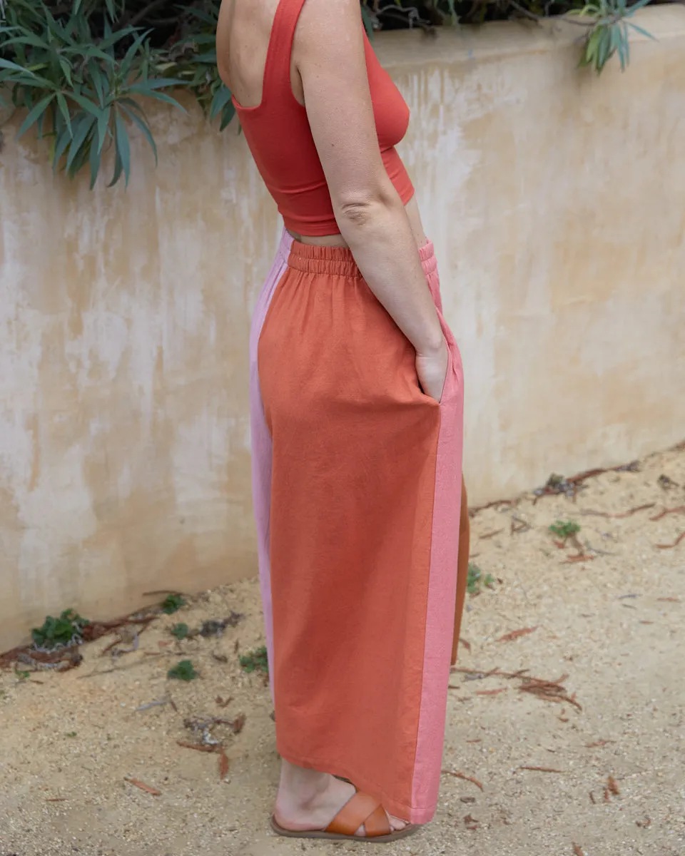 Color Block Pants