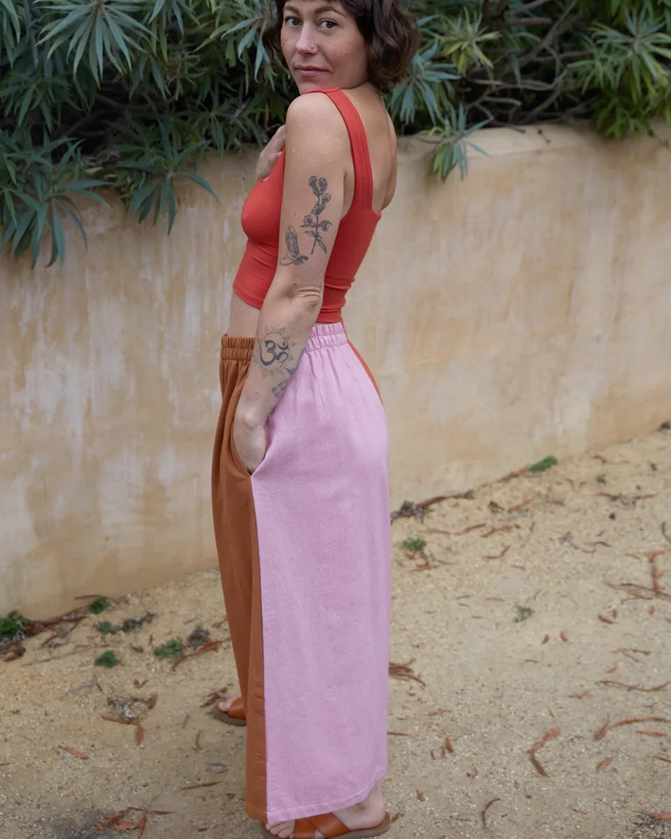 Color Block Pants