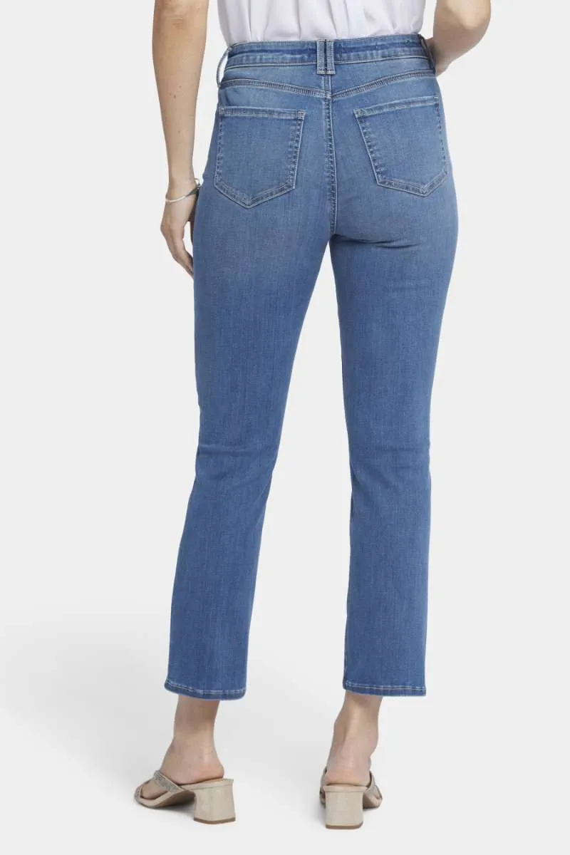 Curve Shape Sheri Slim Ankle Jeans in Bluewater MSHDSA8911 by NYDJ