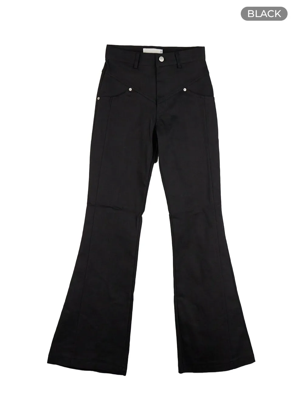 Cutline Bootcut Cotton Pants CS405