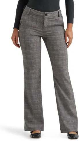 Lee Women's Wrinkle Free Mid Rise Bootcut Pant