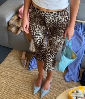 Leopard Capri Pants