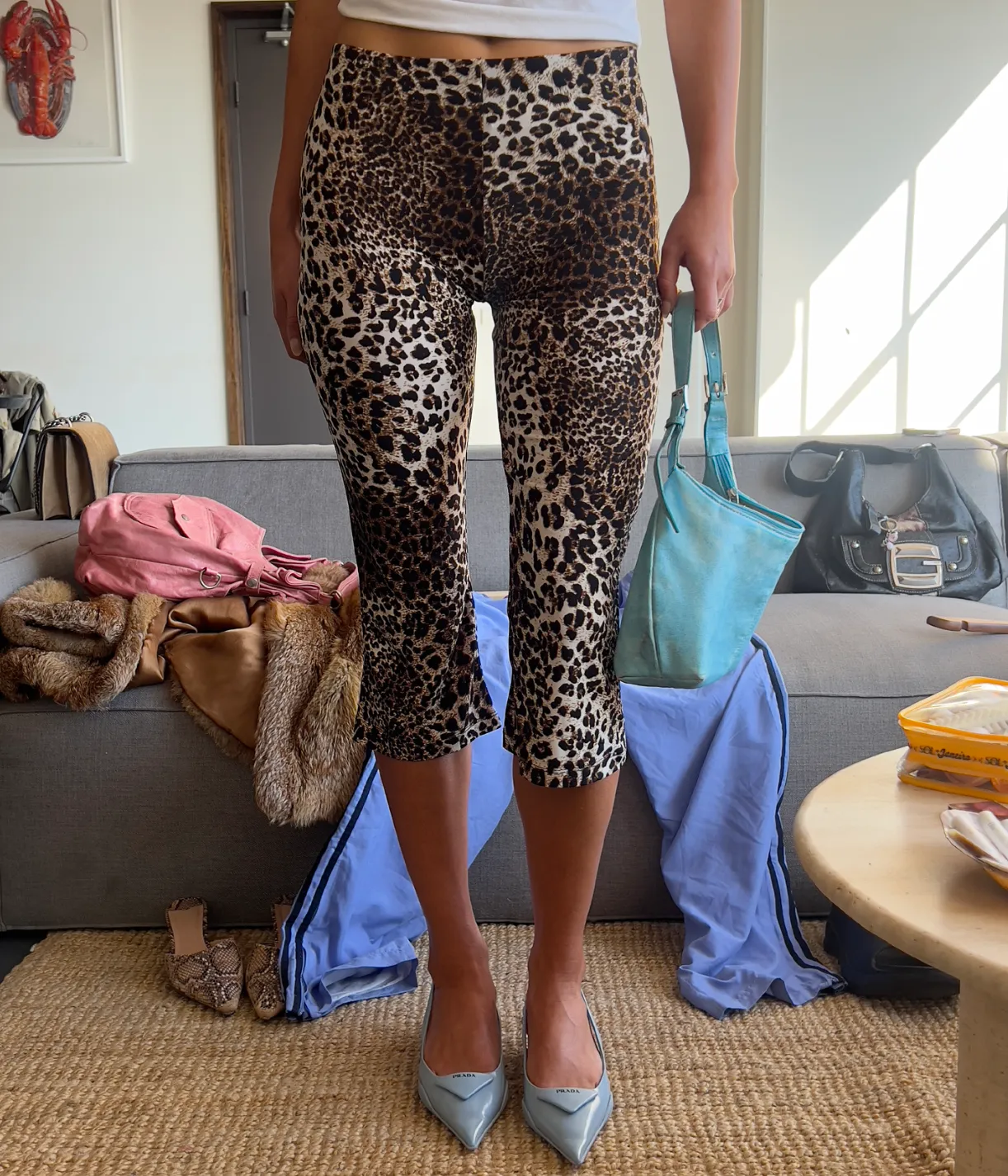 Leopard Capri Pants