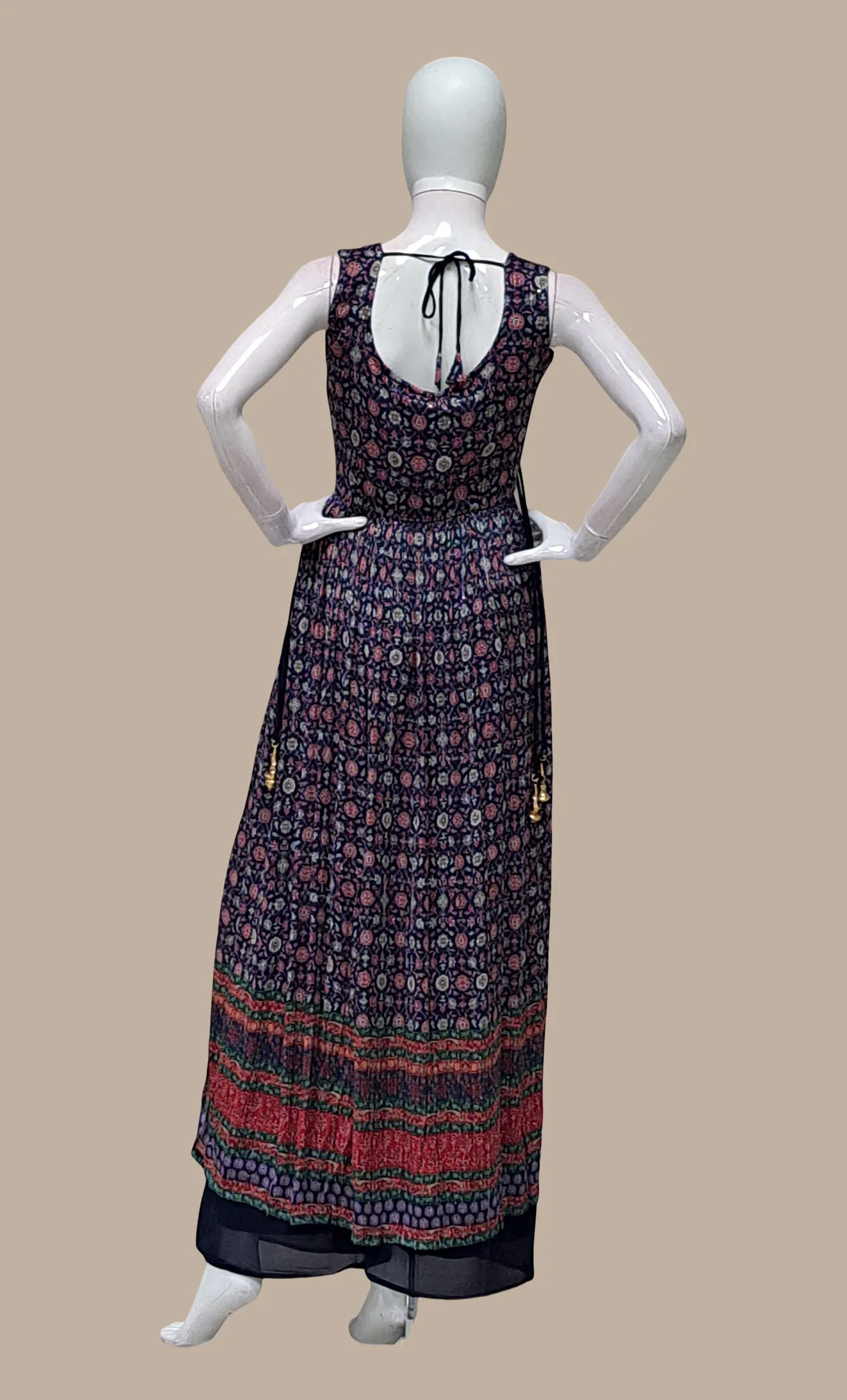 Navy Embroidered Nyra Set