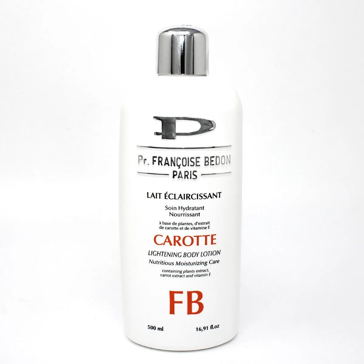 Pr Francoise Bedon carrot lightening body lotion