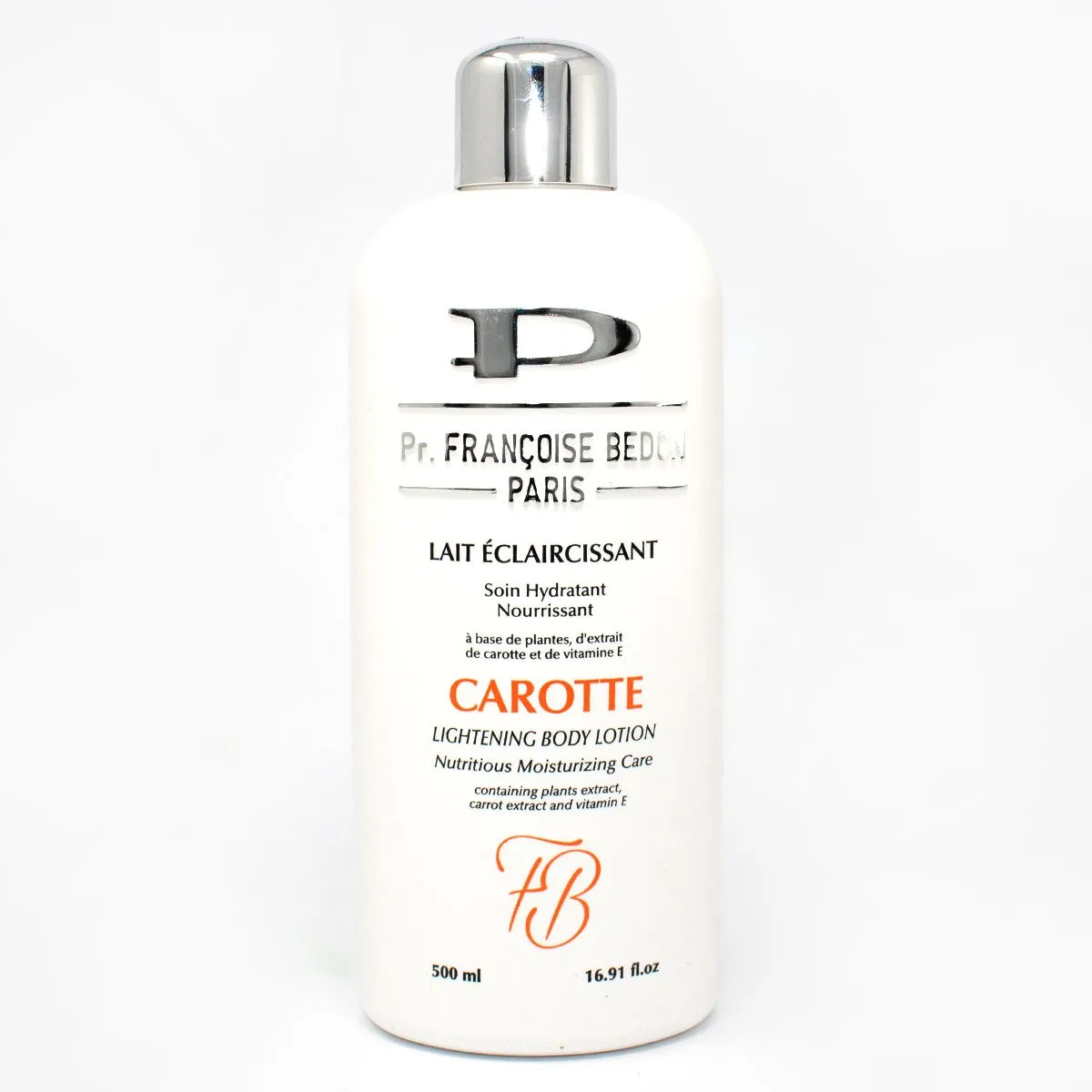 Pr Francoise Bedon carrot lightening body lotion
