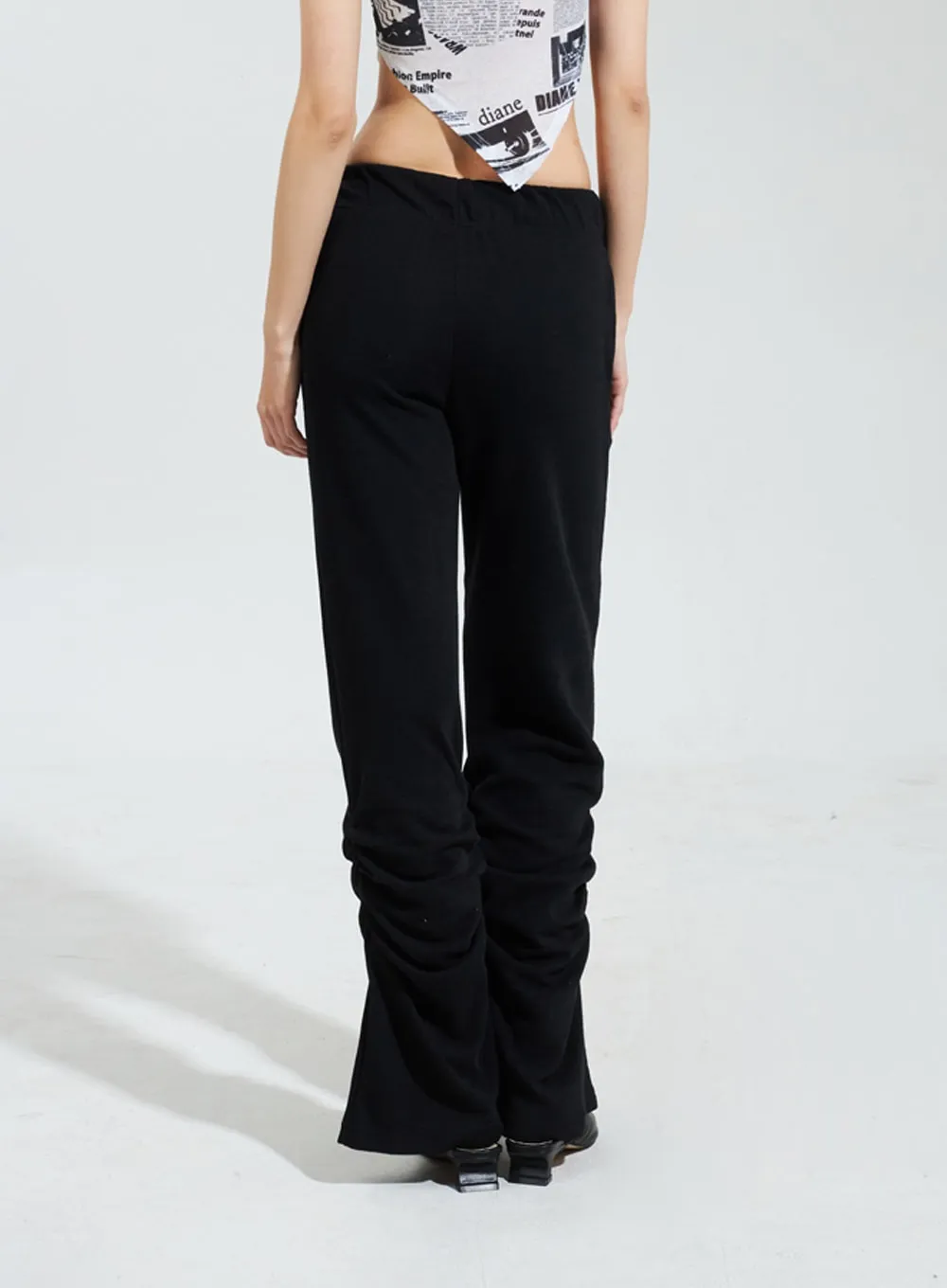 Ruched Bootcut Track Pants IY322