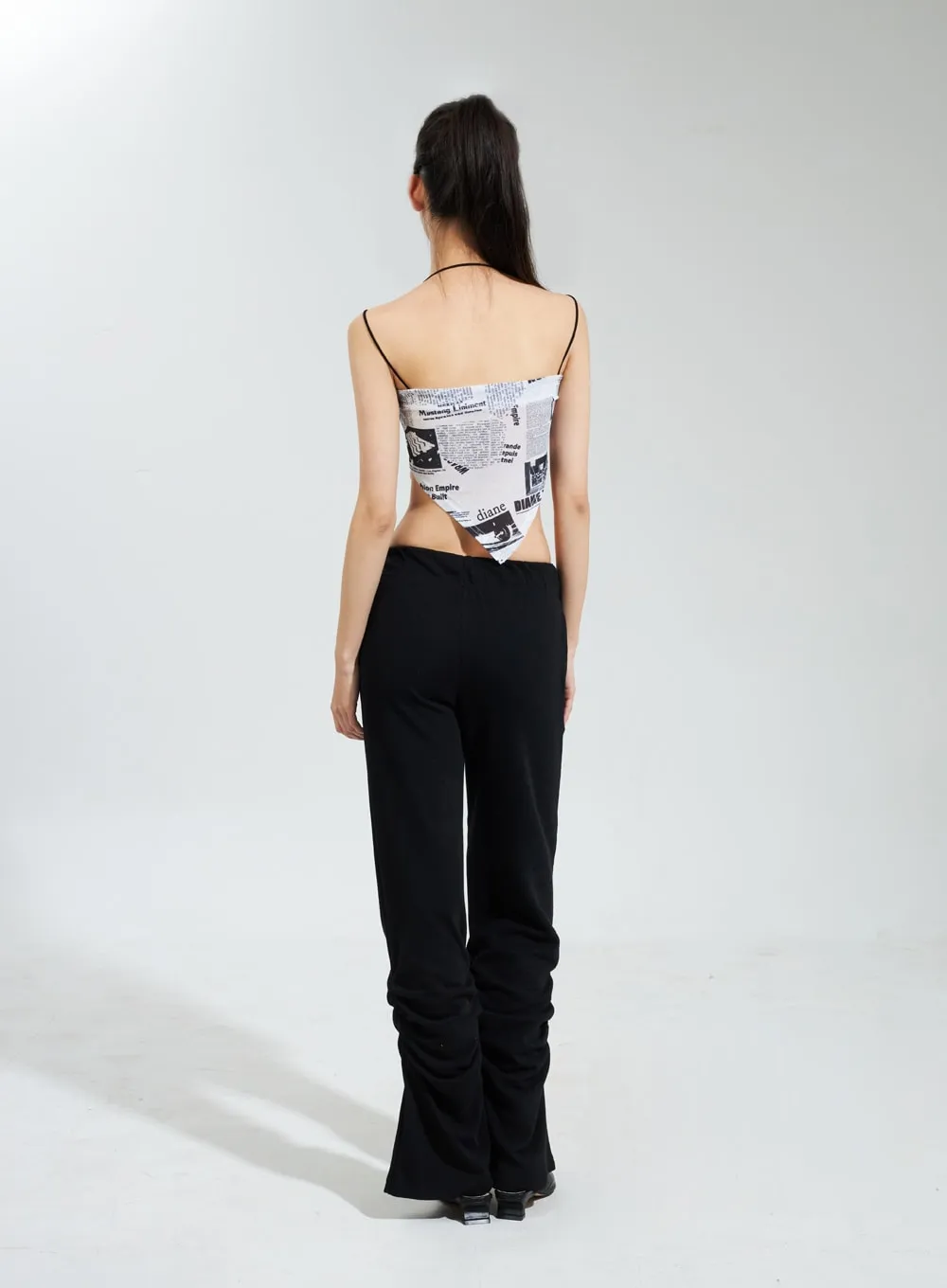 Ruched Bootcut Track Pants IY322