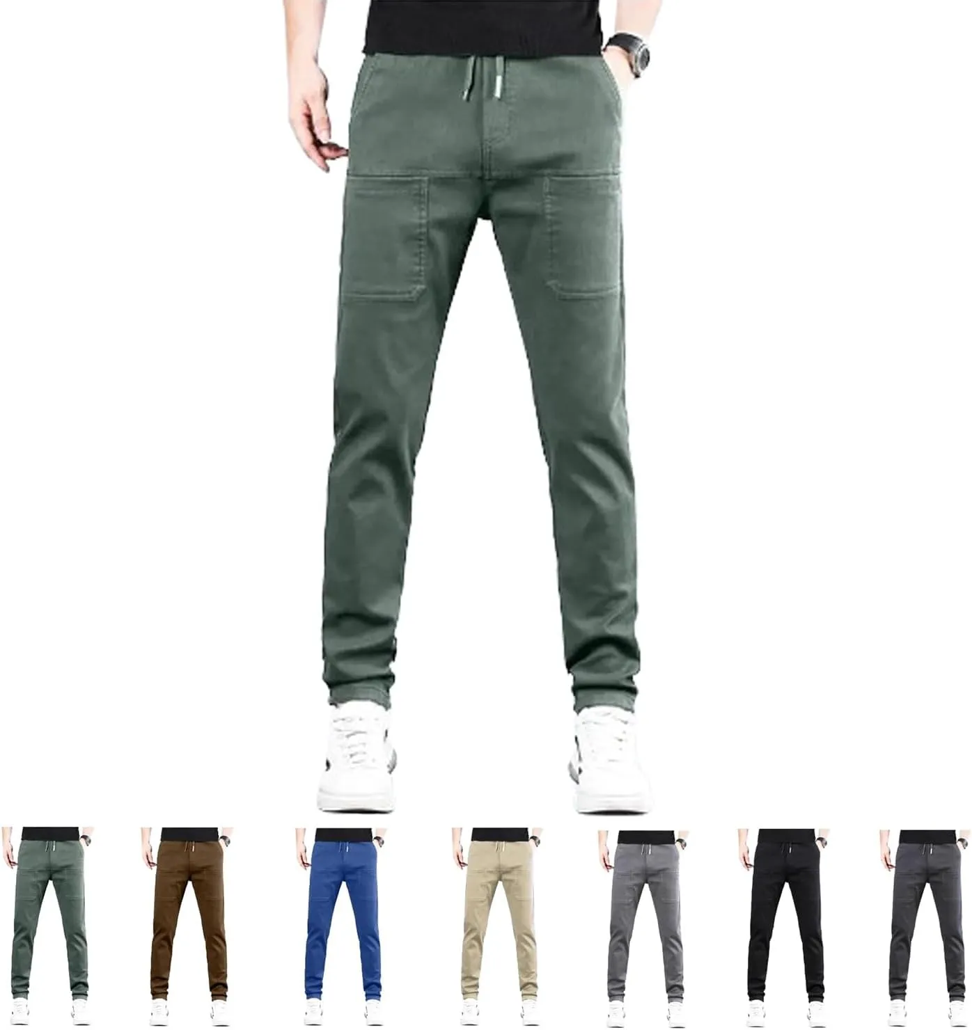 Sirmale Multipants - High Stretch Multi-Pocket Cargo Pants, Work Pants for Men, Mens Breathable Comfy Cargo Pants