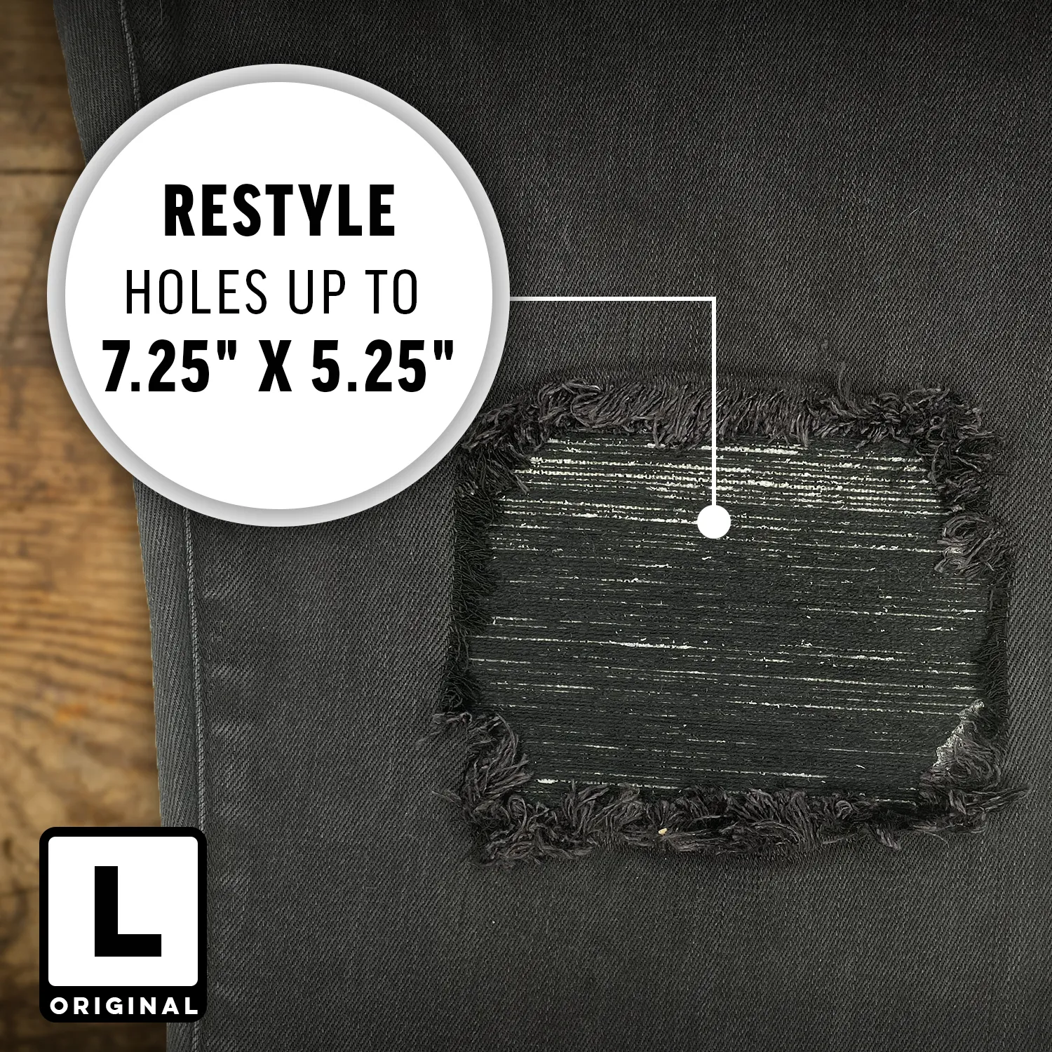 The Original Large 8x6 Tatter Patch & Repair Kit