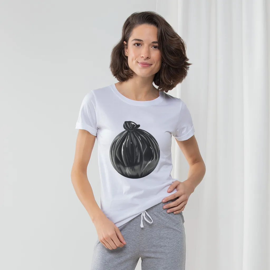 Trash Bag Women's Long Pant Pyjama Set