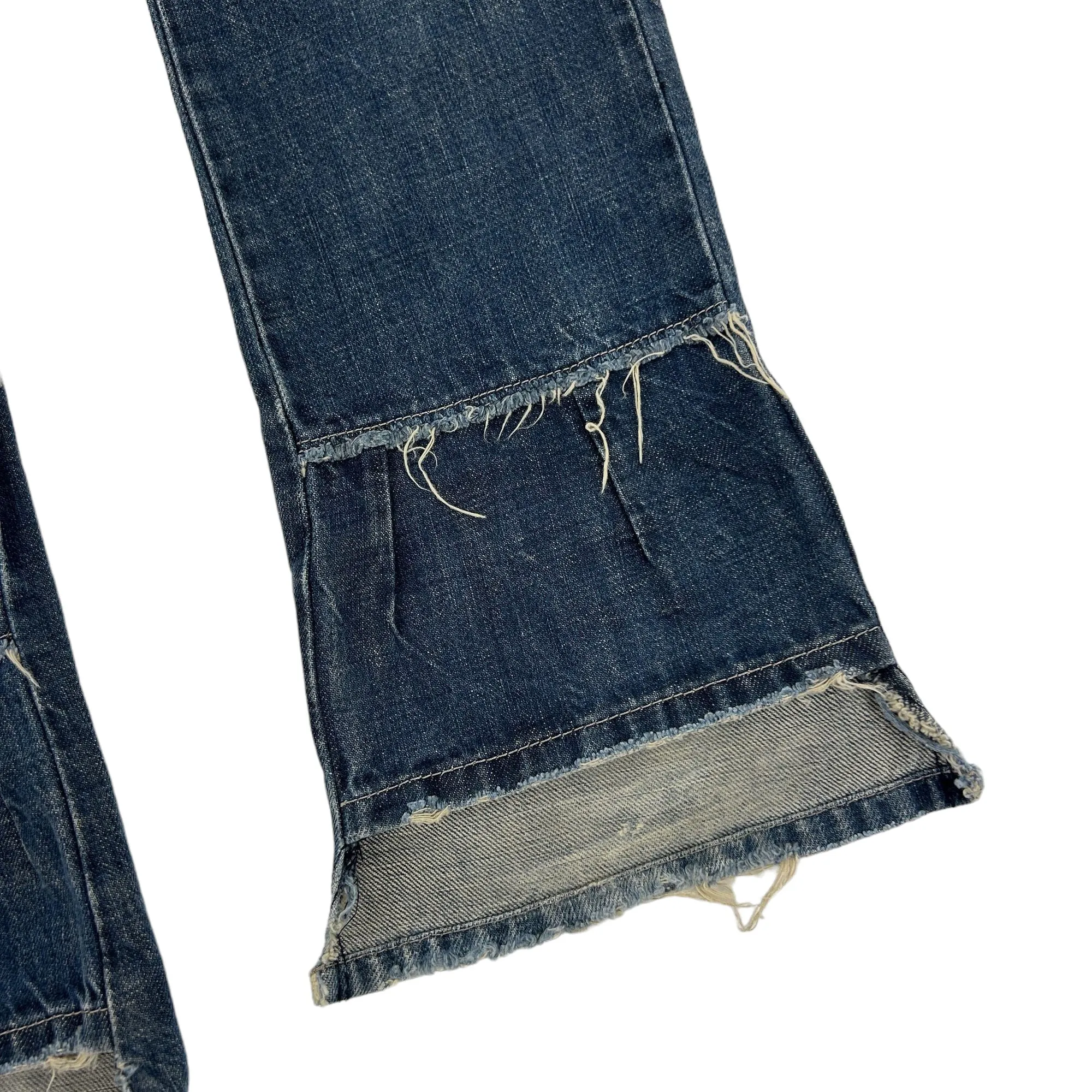 Vintage Marithe   Francois Girbaud Distressed Denim Jeans Size W31