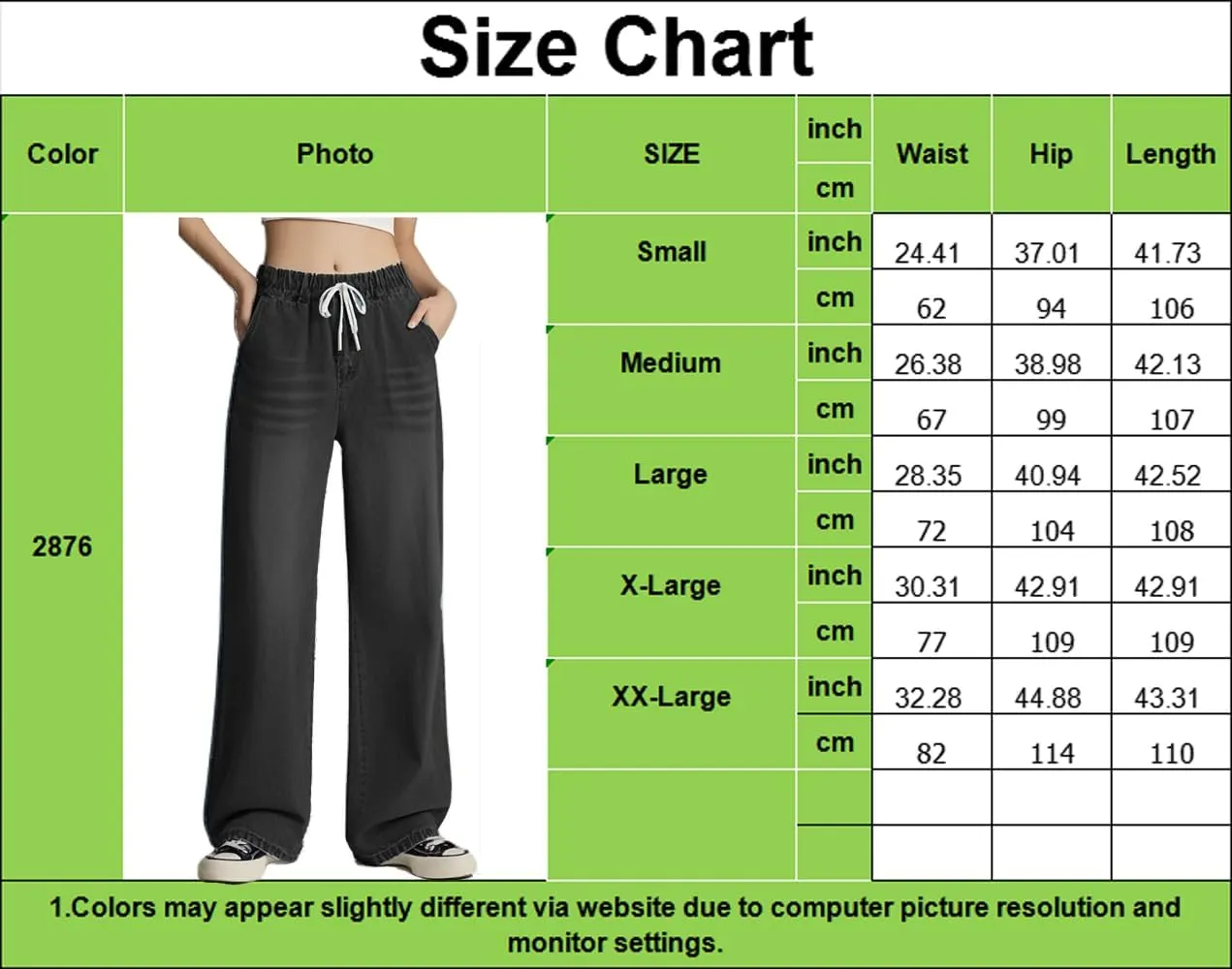 Women's Drawstring Wide Leg Jeans High Elastic Waisted Stretch Frayed Loose Fit Trouser Jeans Denim Pants