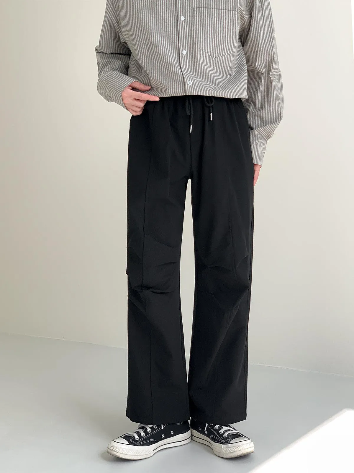 Zhou Drawstring Bootcut Track Pants